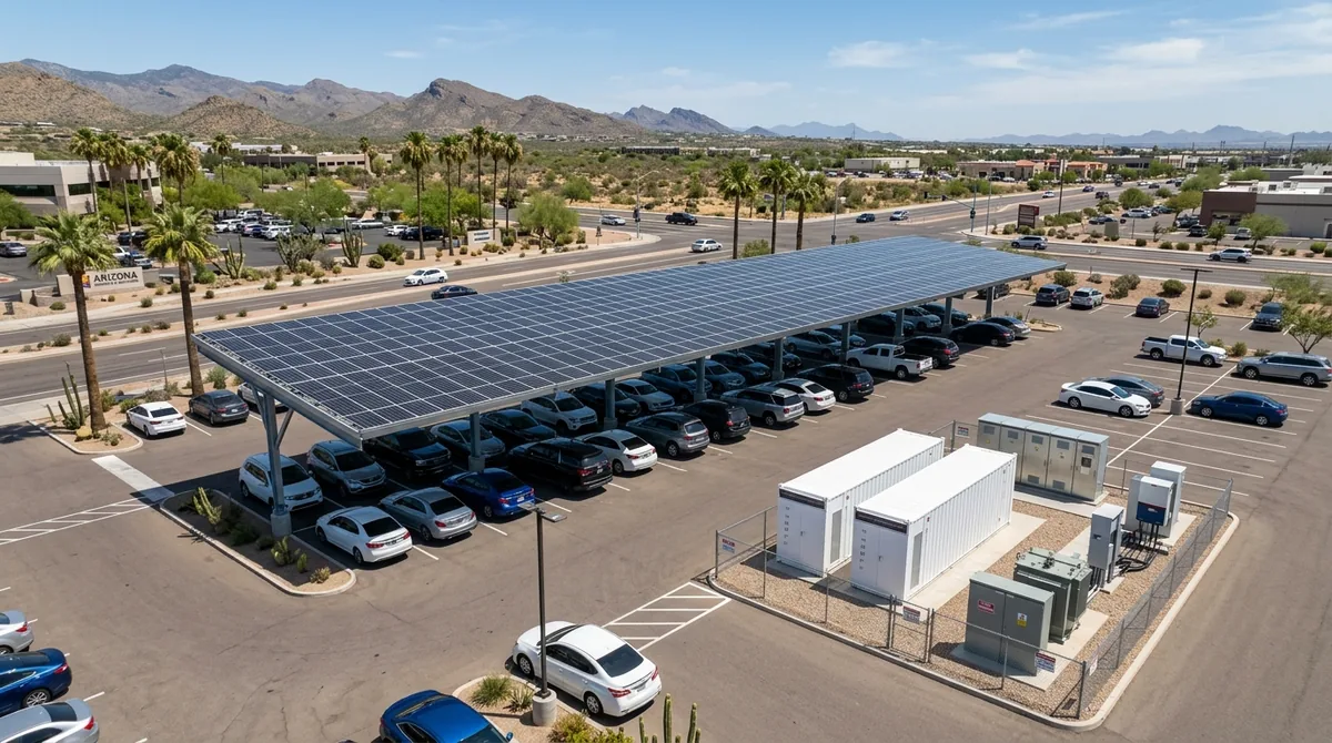 480 kW carport + BESS — Arizona